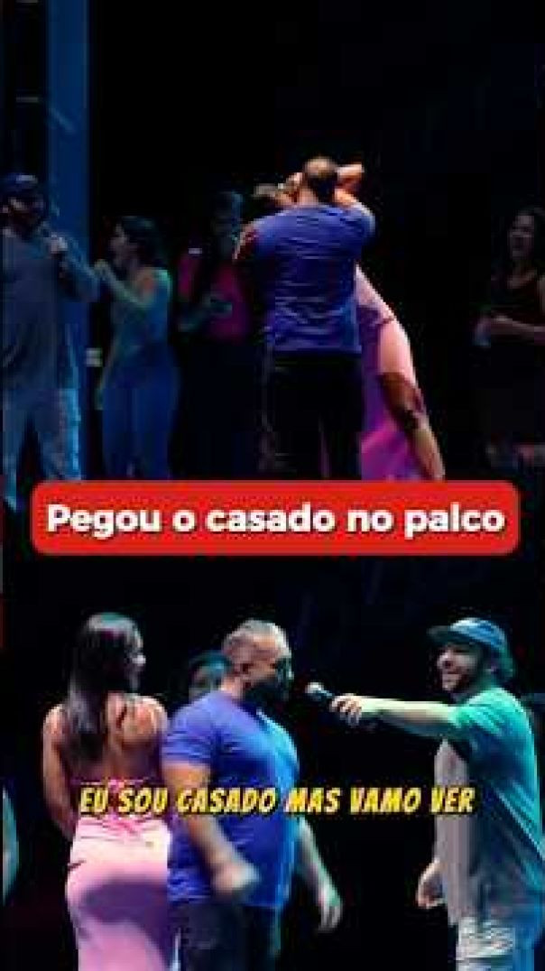 PEGOU O CASADO NO PALCO - RAPHAEL GHANEM #humor